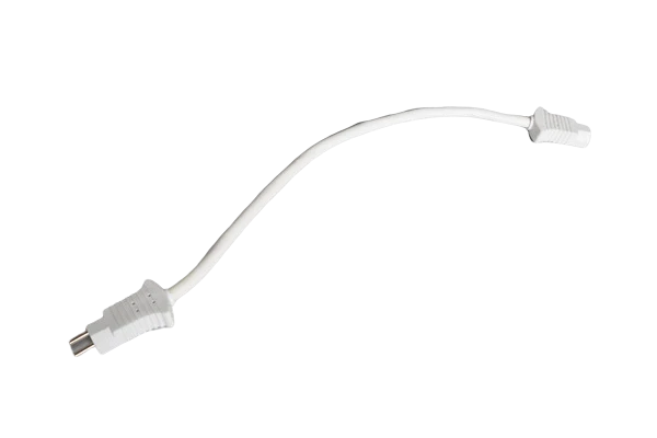 Fitall Cord, 10" White Hose Cord Male/Female Ends 36110
