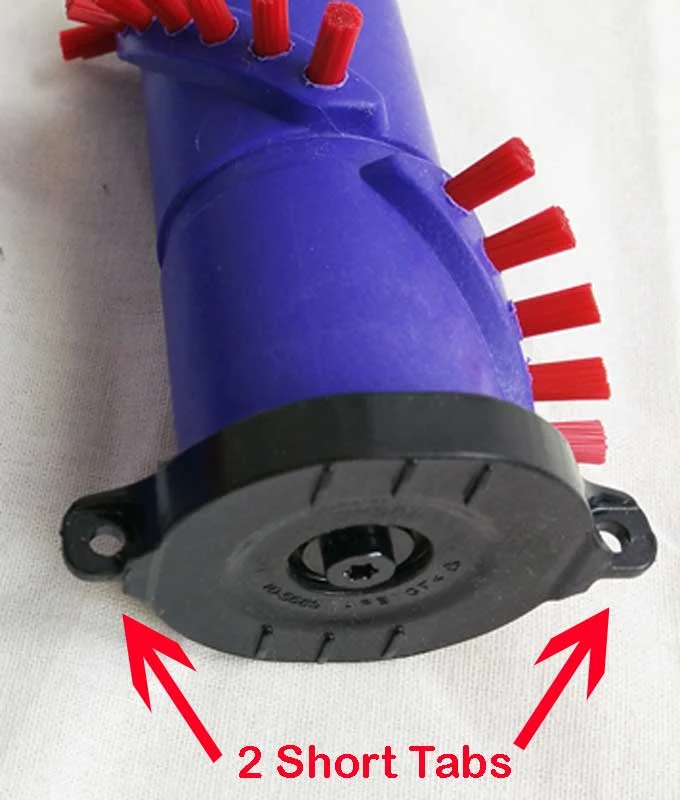 End Caps with 2 Short Tabs for Dyson Roller for DC65, DC66, UP13