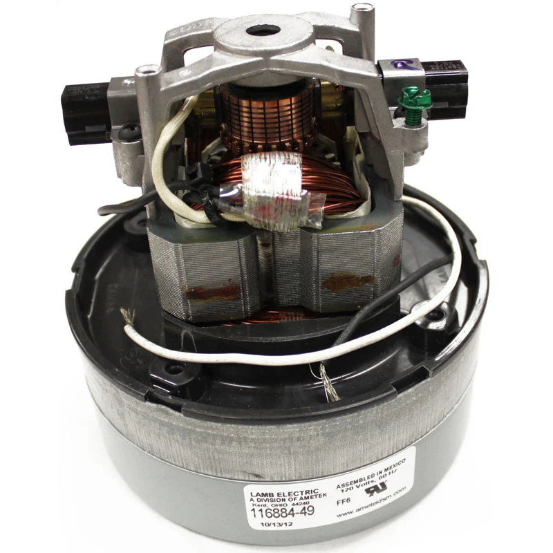 Ametek Lamb 116884-49 Vacuum Motor/Blower. Replaces 2KE0210000, 116884-49