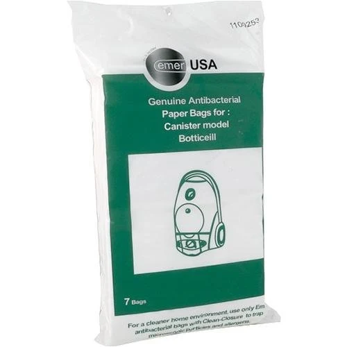 EMER 1100253-7 Replacement Vacuum Cleaner Bags- Genuine - 7 pack