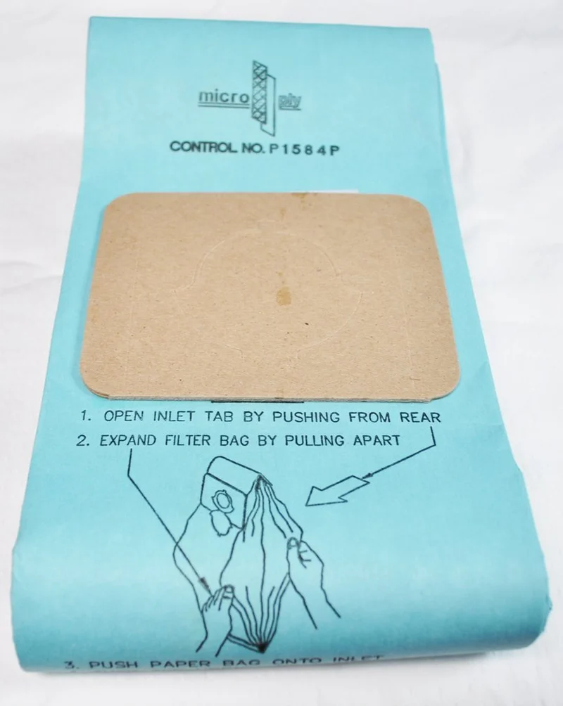 Mastercraft 315842, 398942 BackPack Vacuum Bags, Trapsack Totally Enclosed Paper Filter Bags - 5/Pack