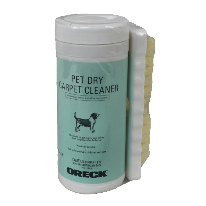 Oreck Pet Dry Carpet Cleaner Powder with Brush 16oz #AK30150