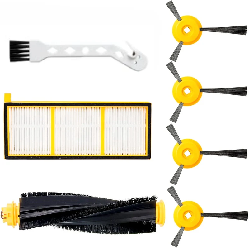 Genuine Shark ION Robot Full Replenishment Kit - RVFRK700 - Includes Includes Four Side Brushes, one Main brushroll, one Filter, and one Cleaning Tool #RVFRK700