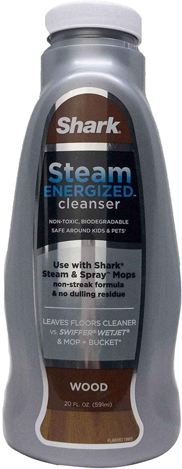 Shark Energized Wood Floor Cleanser for Shark Steam & Spray Mop SK410, 435CO, 460, SS460D #XRT19WD