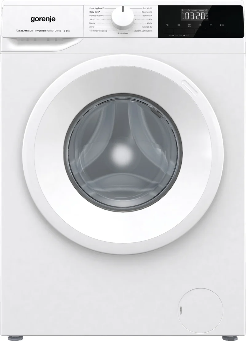 Gorenje WNHPI62SCPS/DE tvättmaskin Frontmatad 6 kg 1200 RPM Vit