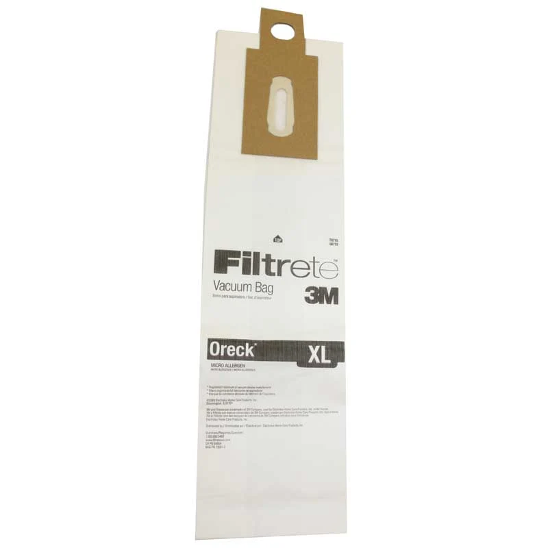Oreck XL & CC Filtrete 3M Vacuum Cleaner Micro Allergen Bags - Replaces CCPK8DW, CCPK8 - 9 Bags