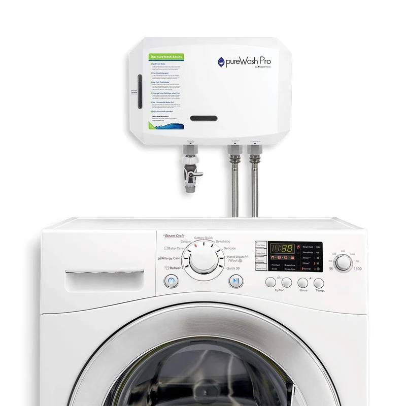 PureWash Pro X2 Sanitizing Detergent-Less Home Laundry System by Greentech