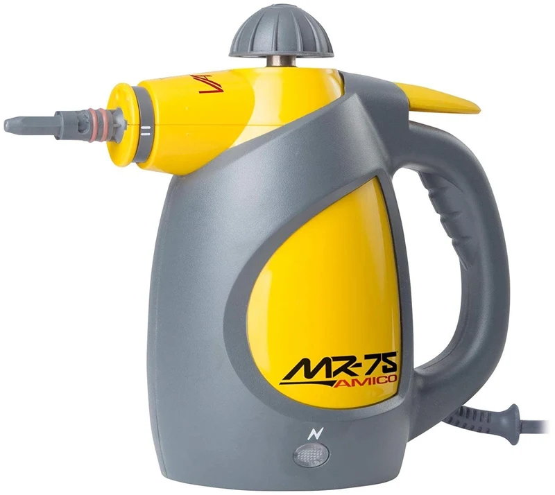 Vapamore MR-75 Amico Hand Held Steam Cleaner with Attachments - Kills dust mites, spores, mold and mildew chemical free.