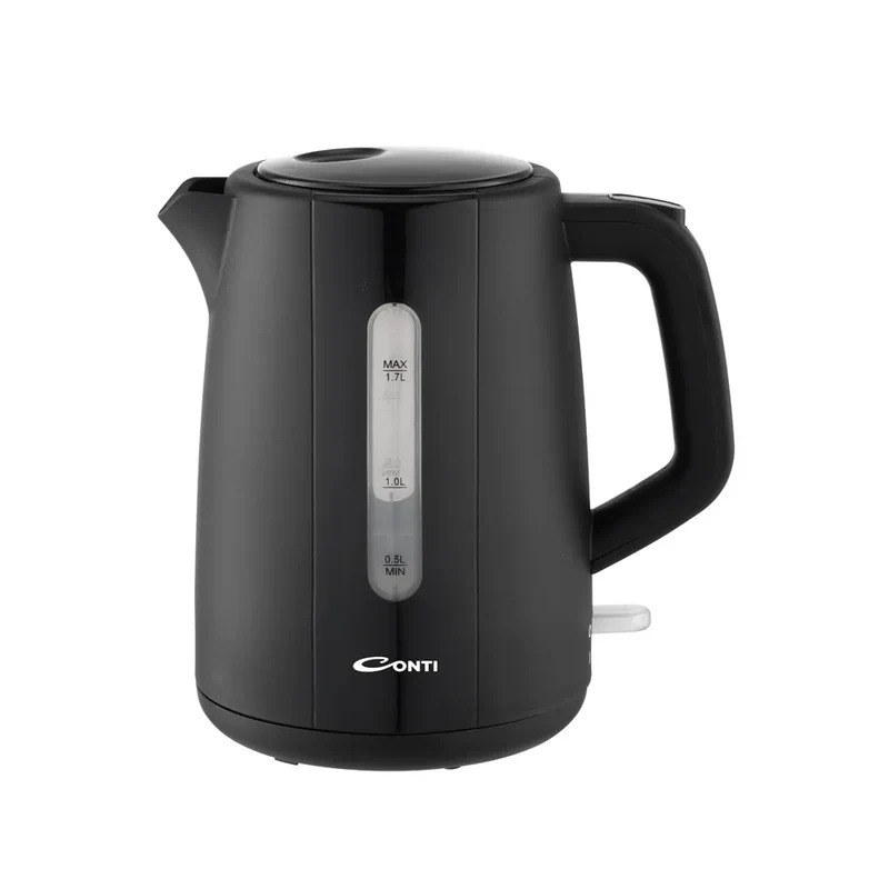 CONTI Kettle 1.7L - Plastic & Glass for Quick Boiling