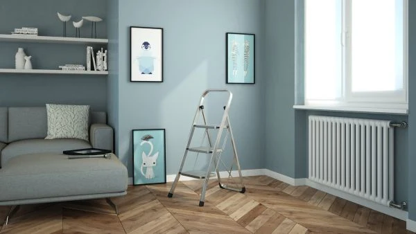 Colombo Stabil 3-Step Ladder - Silver | Safe & Durable