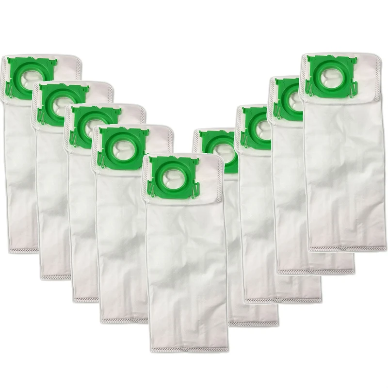 10 Synthetic Cloth Allergen Vacuum Filter Bags for G1, G2, X, X1, X4, X5, X7, C1.1, C2.1, C3.1, 300, 350, 370 10/pk. Compare to SEBO 5093AM, 5093A4