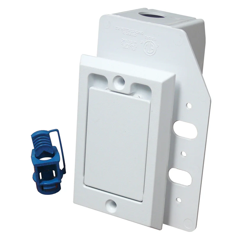 Supervalve with 110V and Small Door Plate White # 791760