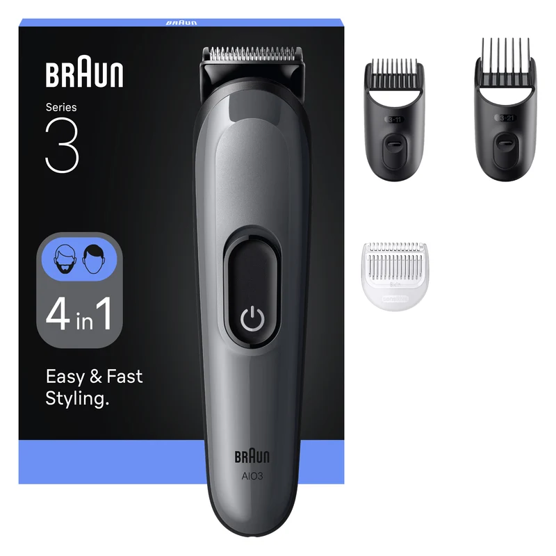 Braun 80789918 skägg/hår trimmer Mörkgrå 21 Nickel-kadmium (NiCd)