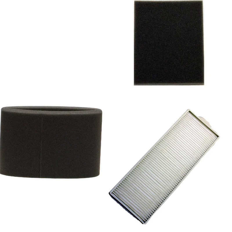 Bissell Bagless Lift Off Filter Kit (2031085- Style 7 & 8 Foam Filter Kit, 2036608 Style 8 Hepa 2031374, Square Foam Filter)