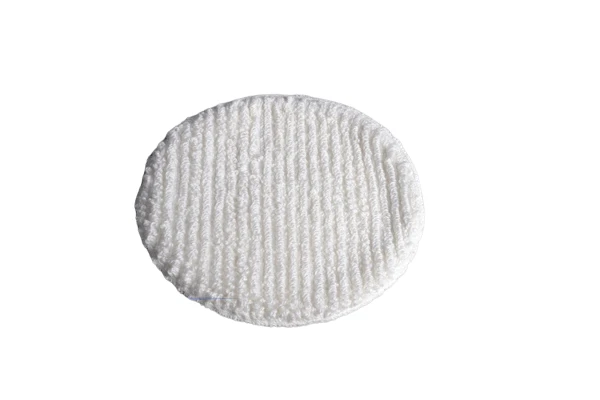 Oreck White Terry Cloth Carpet Bonnet Orbitor Pad 437-053 for Orbiter Scrub Machine, 12" Diameter