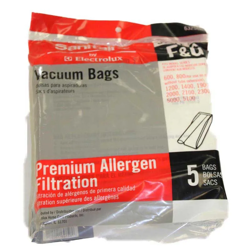 Sanitaire F&G Filteraire Vacuum Bags 57695, 63250A - Genuine - 5 Pack