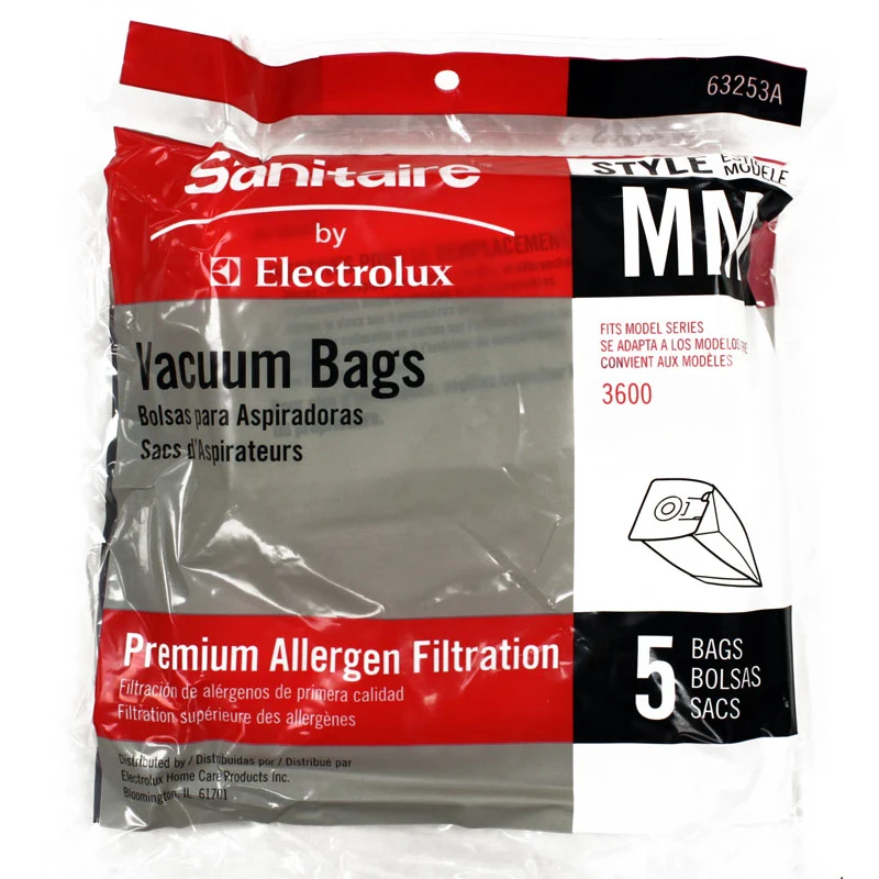 Sanitaire Style MM Arm and Hammer Odor Eliminating Vacuum Bags 63253 - Genuine - 5 Pack