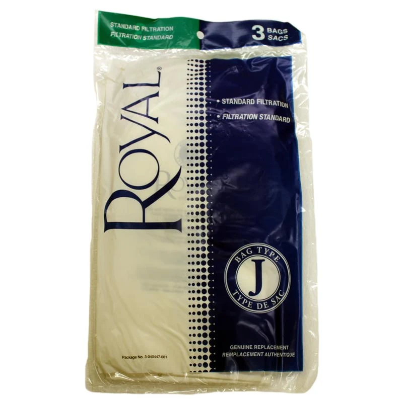 Royal / Dirt Devil Type J Vacuum Bags 3-040447-001 - 3 Pack