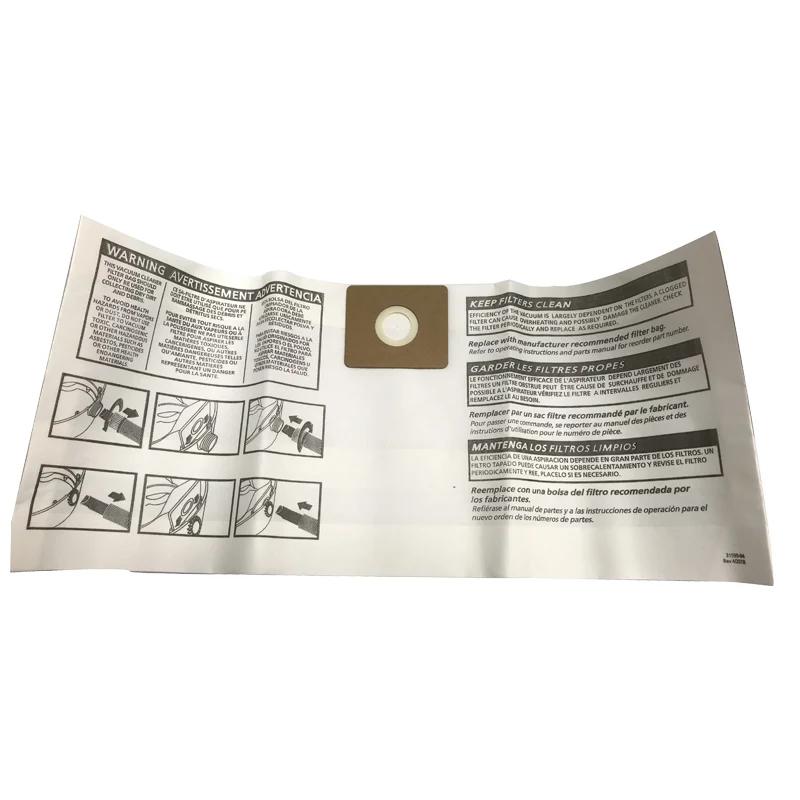 Shop Vac Type LL 9066000 4 Gallon All-around EZ Collection Bag