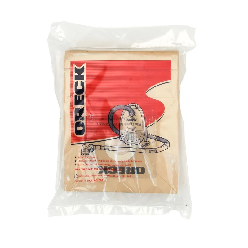 Oreck PK12MC1000 High density Quest Vacuum Cleaner Bags - 12 Pack
