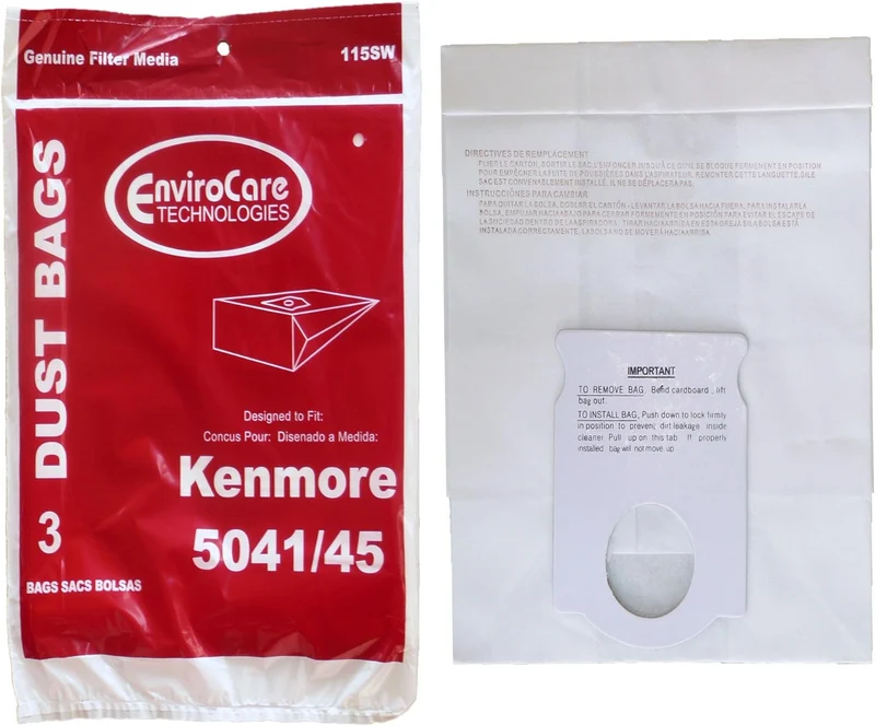 Kenmore 422495, 5041, 5045 Type H Vacuum Paper Bags - 3 Pack