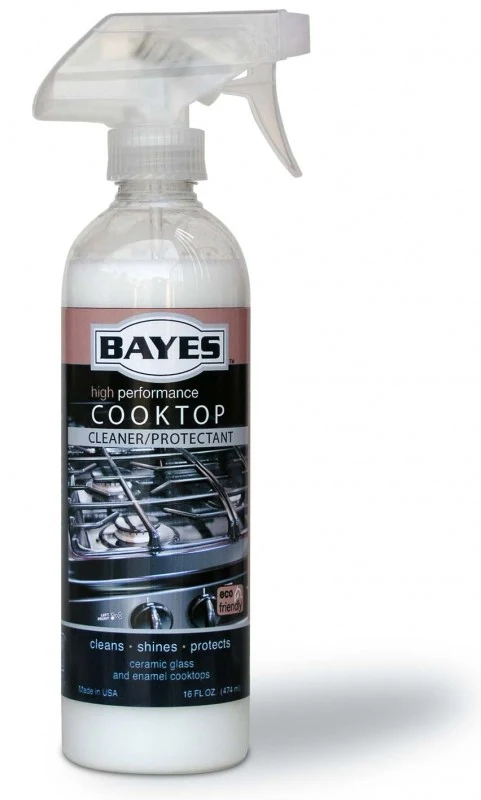 Bayes CookTop Stove Cleaner Protectant - 16 oz Spray Bottle