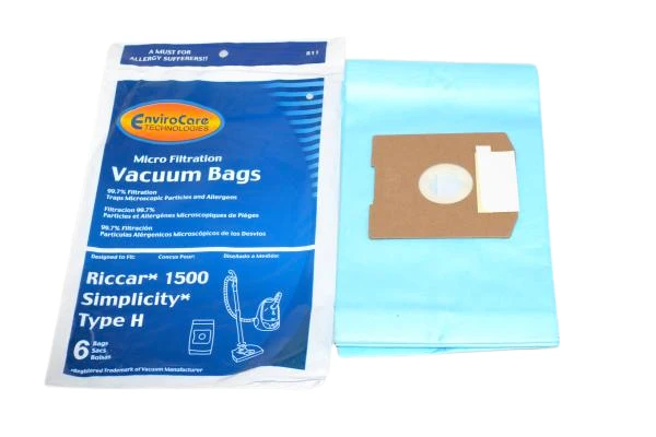 Riccar C17 Vacuum Cleaner Bags for Model RC-1400 Canister Vacuum - 6 Pack