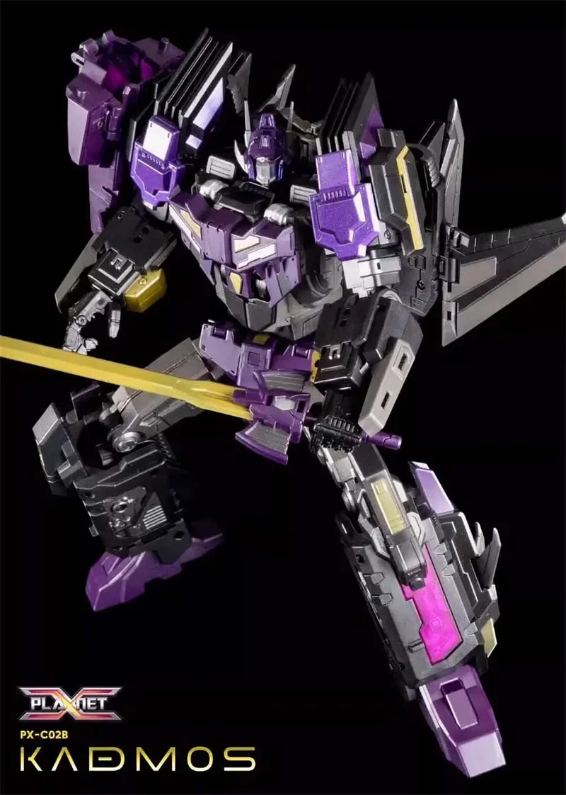 New Transform Robot Toy Planet X PX-C02B Kadmos Star Saber Dark version Action figure toy in stock