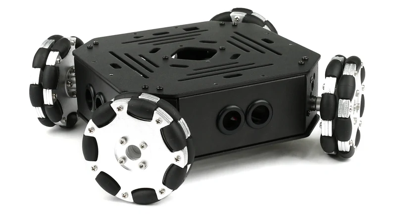 4WD Omni Wheel Robot Car Robotic Arm Chassis Obstacle Avoidance Ps2 Handle RC Car for Arduino Robot Kit UNO Programmable Robot