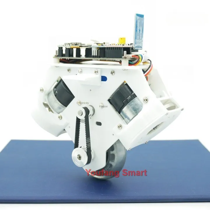 RC Tank Unicycle 3D Printing Smart Car for STM32 Robot Kit Open Source Code APP Control Unicycle Balance Programmable Robot Car