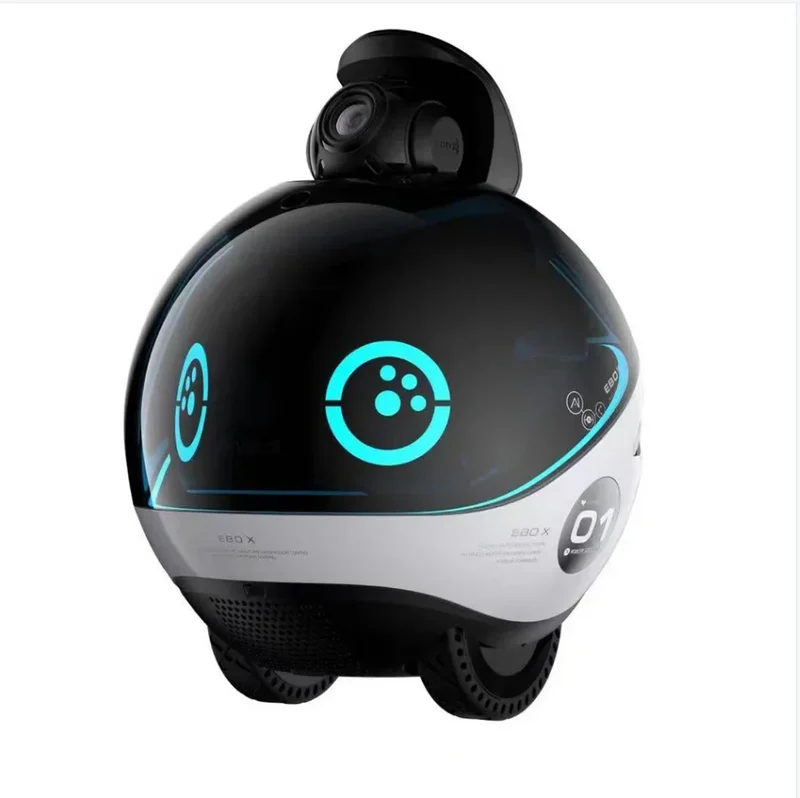 AI Interactive Companion Ebo Wireless Security Camera Self-charging Moving Pet Robot