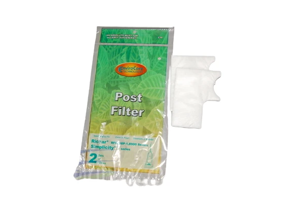 Riccar RF89-2 Vacuum Filter For 8000, 8900 Series - 2 Pack