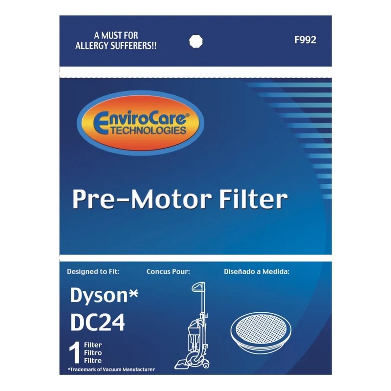 Dyson DC24 Pre Motor Washable Filter. Replaces 913788-01, 919777-02, 913788-02, 918976-02, 918976-01