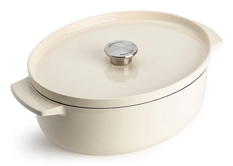 KitchenAid CC006062-001 soppgryta 5,6 l Gräddfärgad Gjutjärn