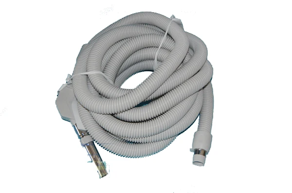 Plastiflex 30 ft Hose Assembly for Central Vacuum Systems, 1-3/8", Low Voltage, SGE-138-30-N, XE130138030FUI