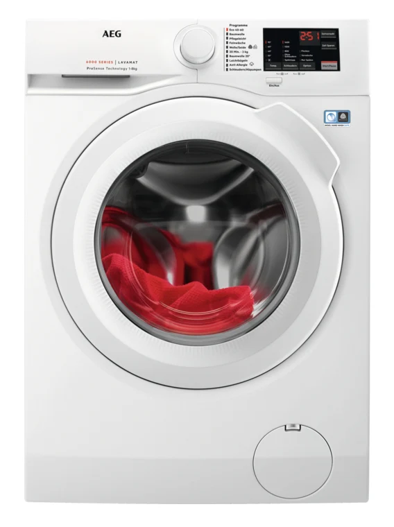 AEG Series 6000 L6FBF51488 tvättmaskin Frontmatad 8 kg 1400 RPM Vit
