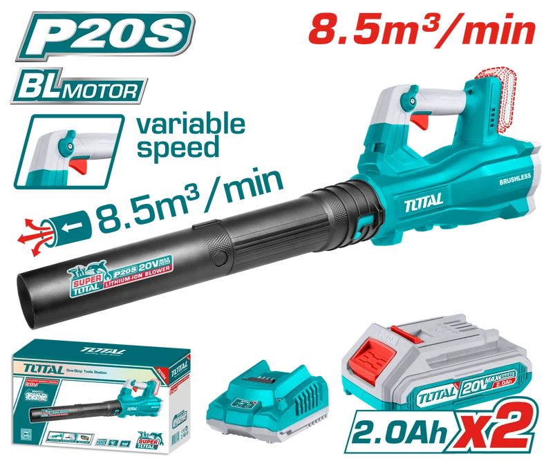Total Cordless Garden Blower Vacuum – No Battery & Charger (TABLI2003)