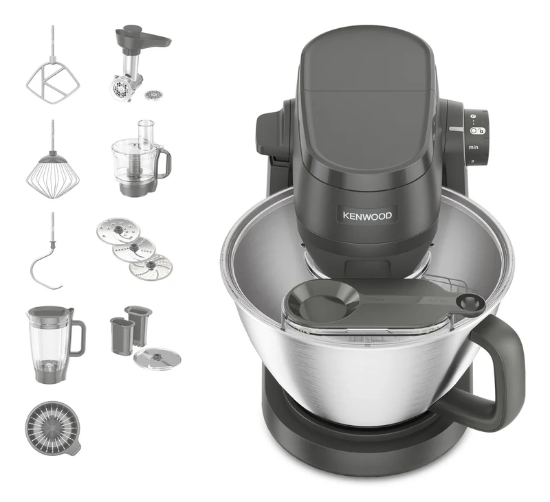 Kenwood KHC30.070GY matberedare 1000 W 4,3 l Rostfritt stål