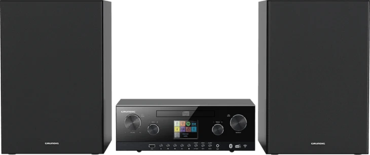 Grundig CMS 5000 BT Hemmaljud mikrosystem 100 W Svart