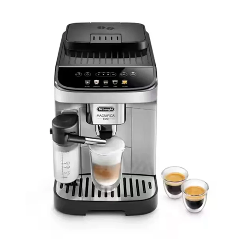 Delonghi Espresso Machine 1.8L Grinder + Milk Tank – 1450W