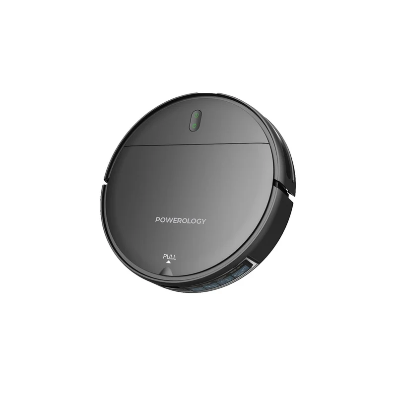 Powerology Smart Robovac 2-in-1 Vacuum & Mop – Black