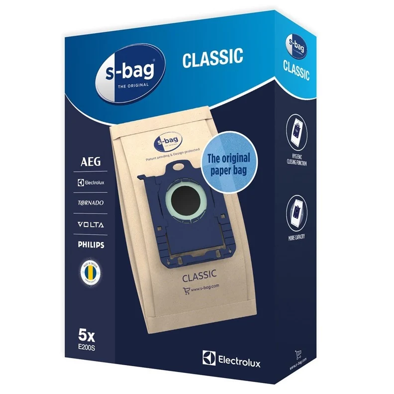 Dulkių siurblio maišelis Electrolux Classic E200S