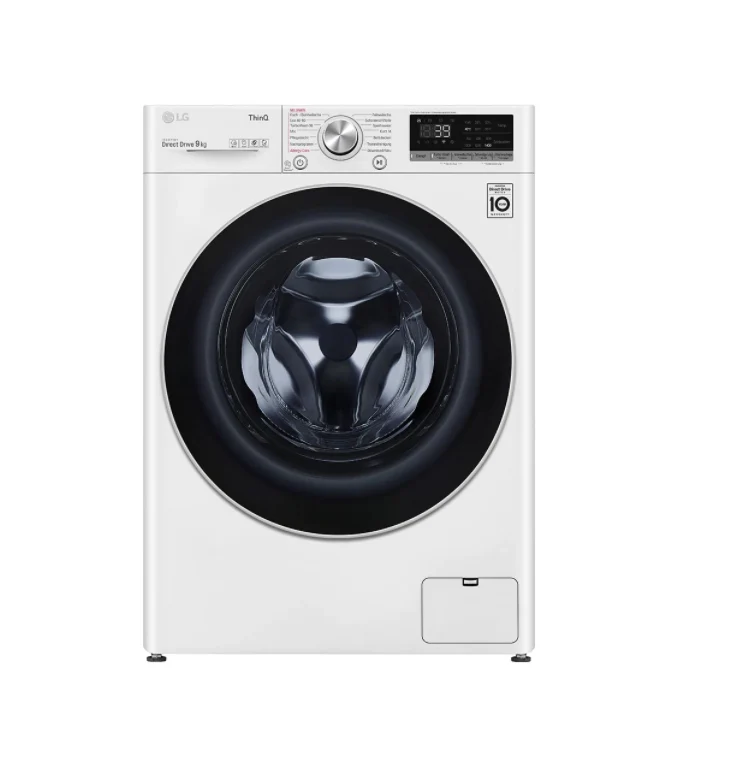LG F4WV709P1E tvättmaskin Frontmatad 9 kg 1400 RPM Vit