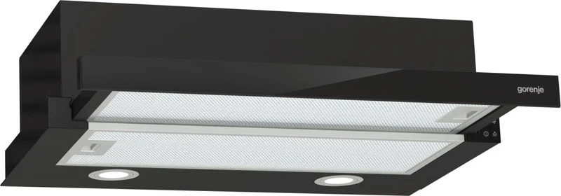 Gorenje TH62E4BG Halvinbyggd (utdragbar) Svart 450 m³/h