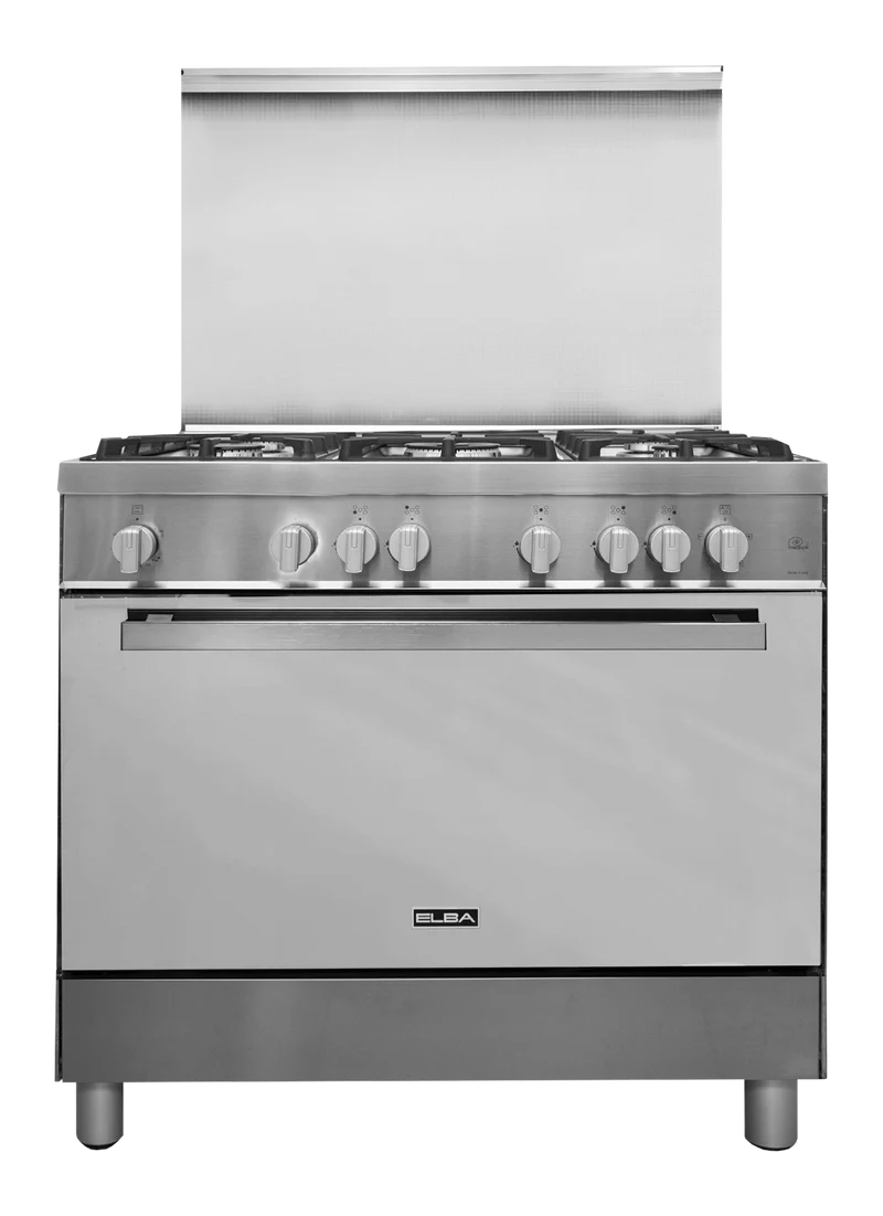 Elba 90 cm Gas Cooker with 5 Burners and Grilling Feature