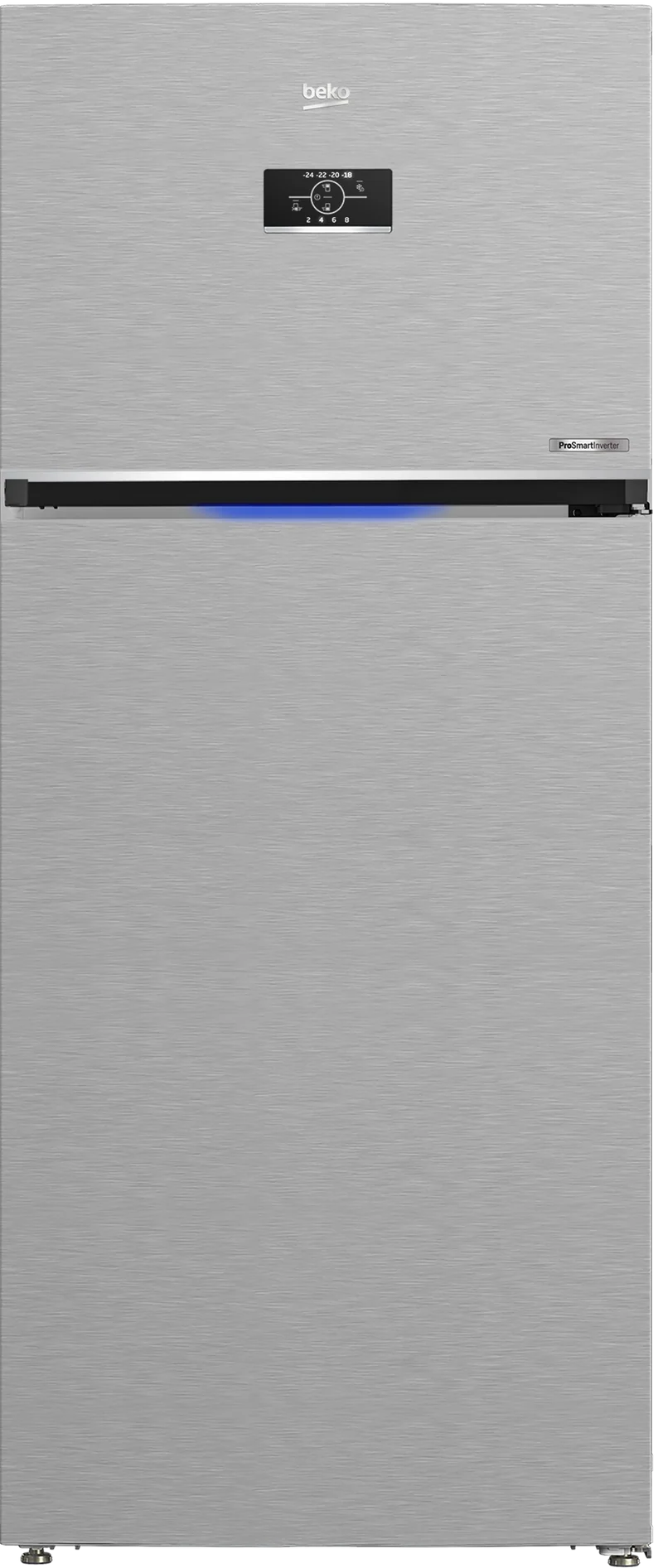Beko 537L Refrigerator - Stainless Steel