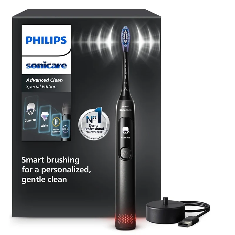 Elektrinis dantų šepetėlis Philips HX3792/11, juoda