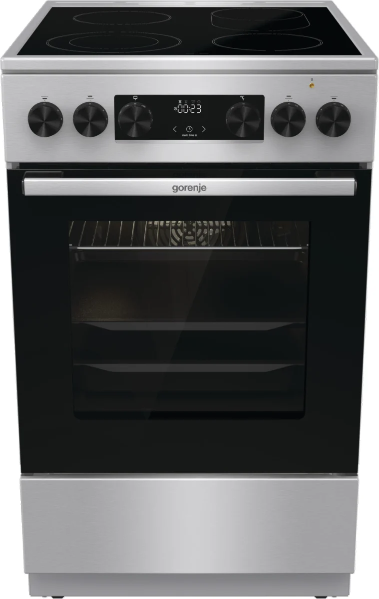 Gorenje GECS5C70XA spis Fristående köksspis Elektrisk Keramisk Rostfritt stål