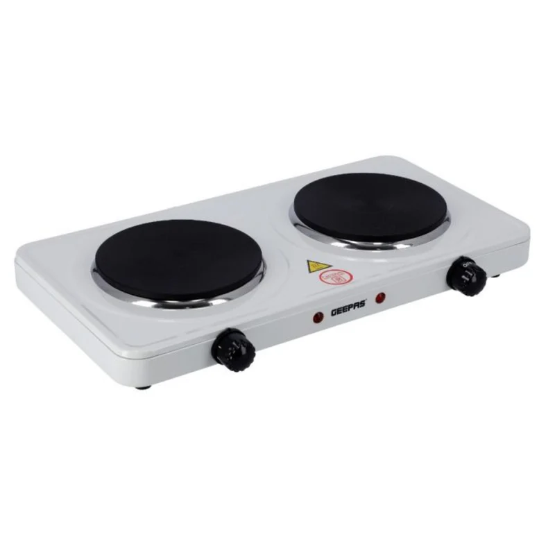 Geepas Double Hot Plate Portable Electric Hob