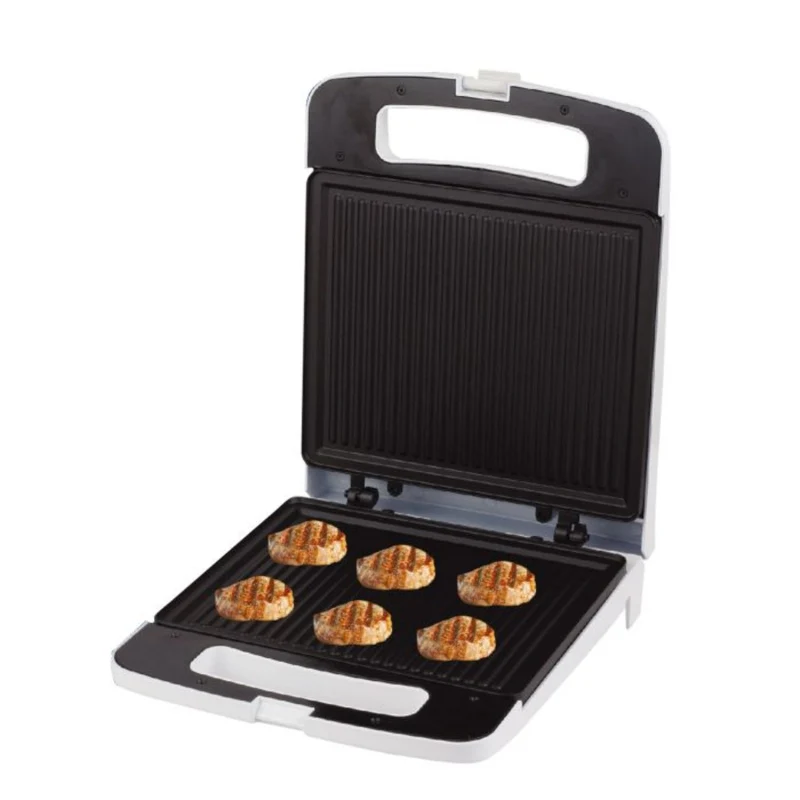 Geepas Slice Grill Toaster Non-Stick Thermostat Controlled Compact Storage